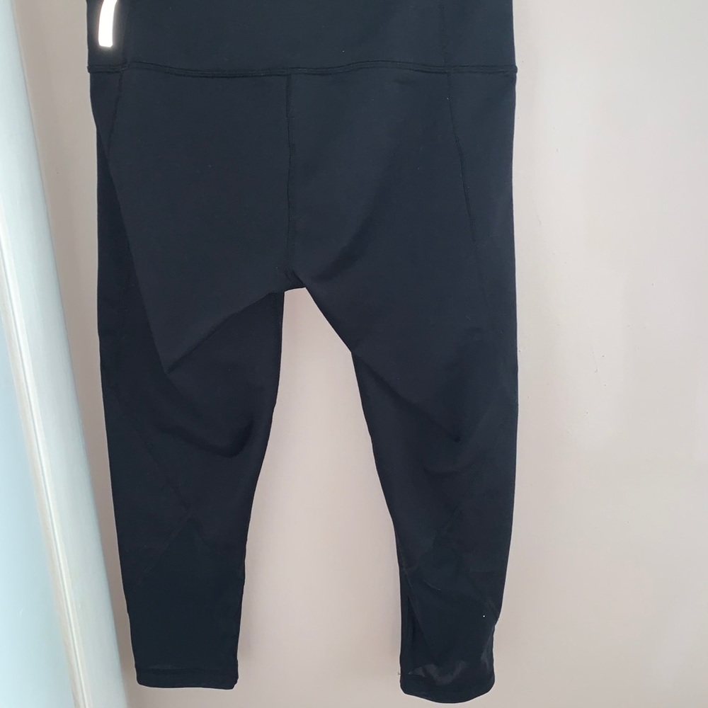 Zella Black Cropped Leggings Small - Picture 2 of 5
